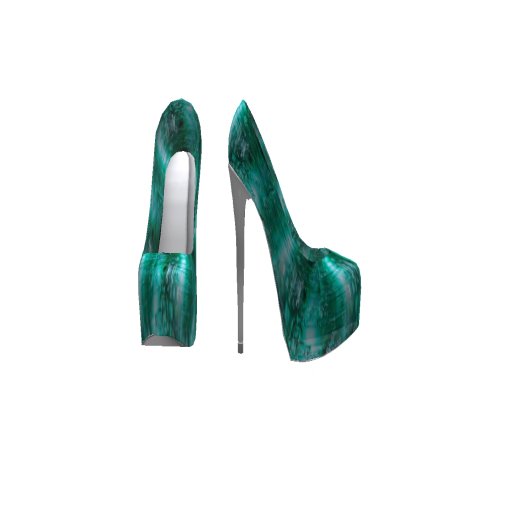 Crystal Pumps Green Topaz