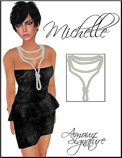 Amour Signature - Michelle MESH Dress - Black