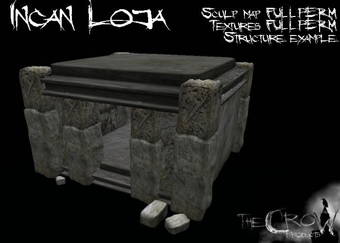 THE CROW - Incan loja sculp map + textures FULLPERM