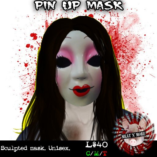 Meat 'N' More - Pin Up Mask (BOXED)
