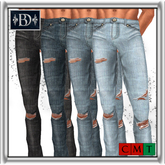 < BD > Worn Jeans - fatpack