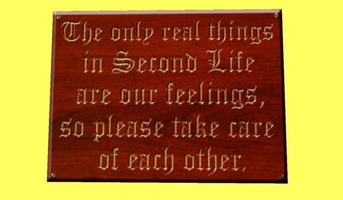 Take Care Plaque