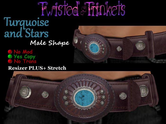 Belt Turquoise male