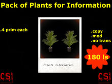 Pack of Plants for Information (box)