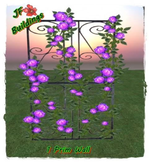 Flower Wall red rose 2