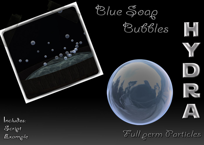 [HYDRA] Blue Soap Bubbles Particle Script