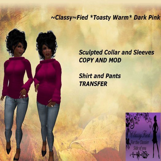 ~Classy~Fied Toasty Warm - Dark Pink