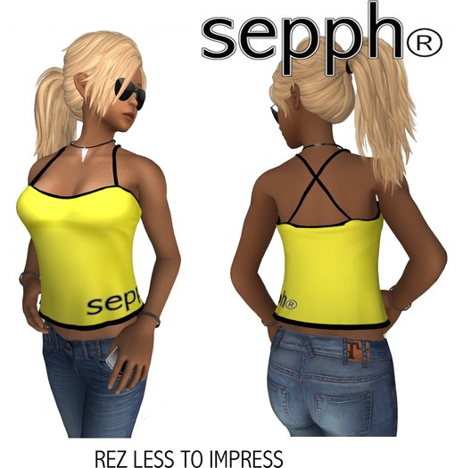 MESH Tanktop SEPPH Basics Yellow 