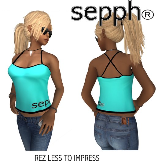 MESH Tanktop SEPPH Basics Aqua