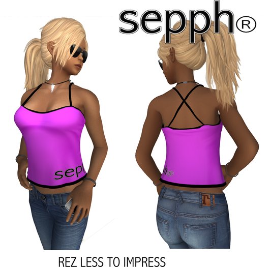 MESH Tanktop SEPPH Basics Pink