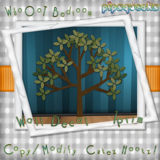 {PiP} Whoot BS Tree Wall Decal