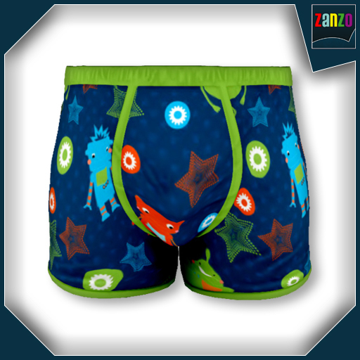 *Zanzo* Emerald Rave Boxers