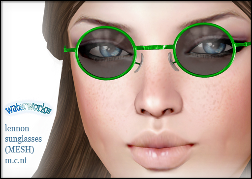 WaterWorks UV Lennon Sunglasses - GREEN