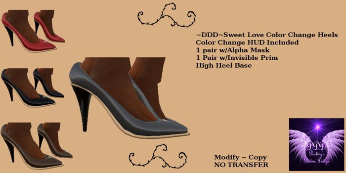 ~DDD~Sweet Love Color Change Heels