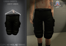 [UnderDogs] - Cargo Shorts - Army Green - MESH