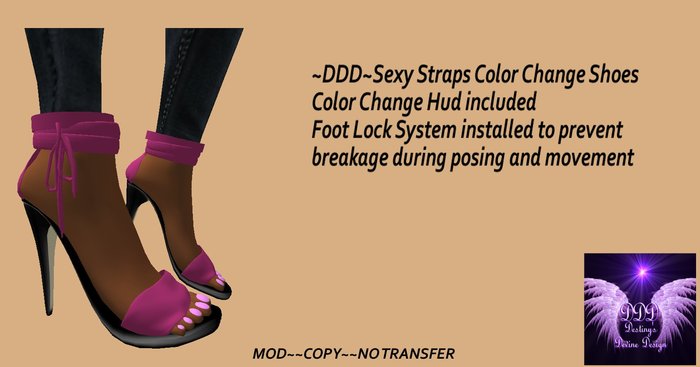 ~DDD~Sexy Straps Color Change Shoes