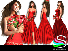 Suddenly Desing - Alara Gown Red