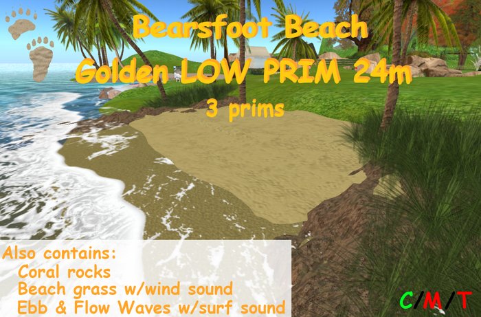 Bearsfoot Beach Golden LOW PRIM 24m