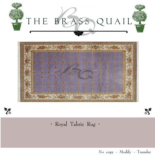· Royal Tabriz Rug ·
