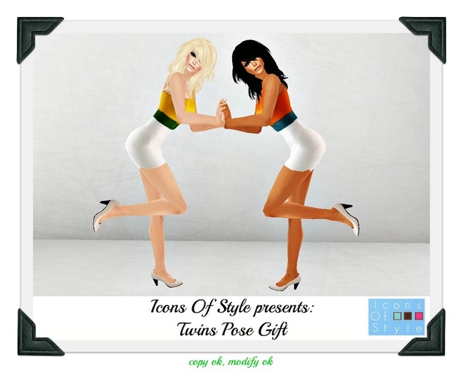 IOS Twins Pose gift 