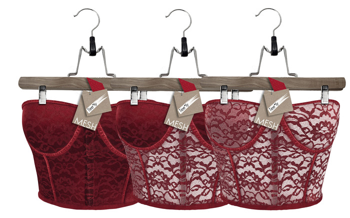 Tee*fy Mini Corset Red Lace Set