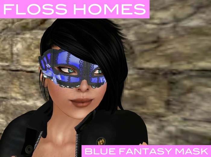 ::Floss Homes:: Blue Fantasy Mask