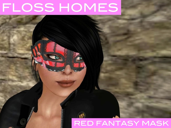 ::Floss Homes:: Red Fantasy Mask
