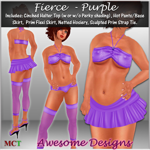 *Awesome Designs Fierce In Purple