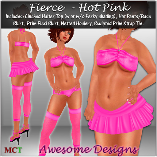 *Awesome Designs Fierce In Hot Pink
