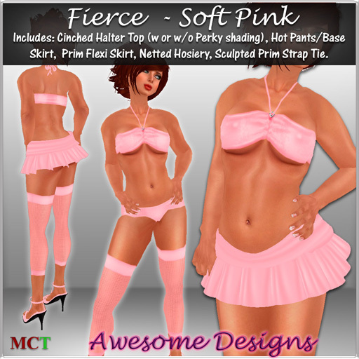 *Awesome Designs Fierce In Soft Pink