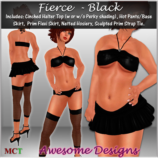 *Awesome Designs Fierce In Black