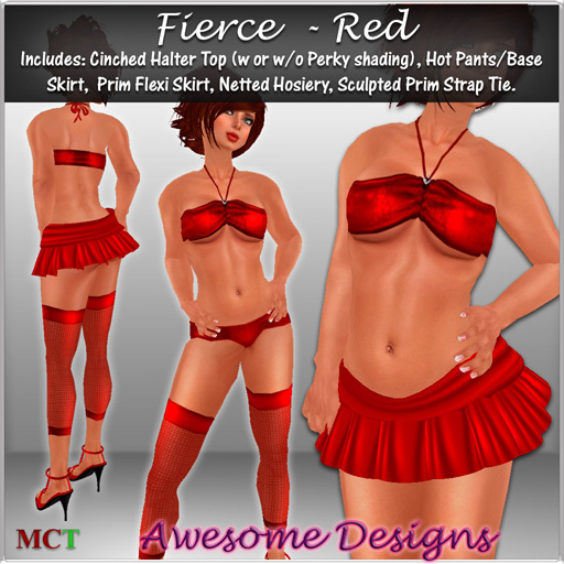 *Awesome Designs Fierce In Red