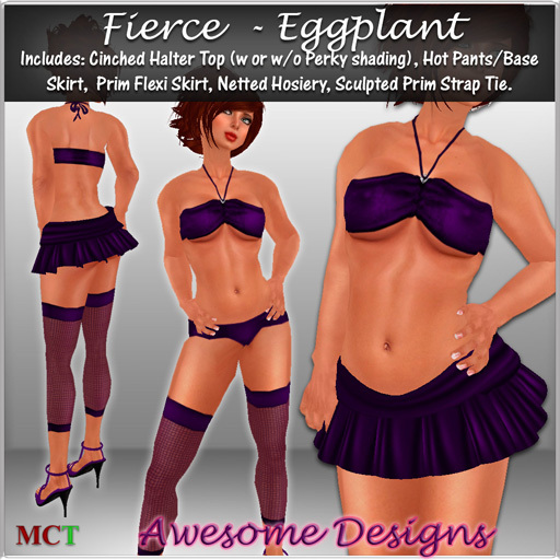 *Awesome Designs Fierce In Eggplant