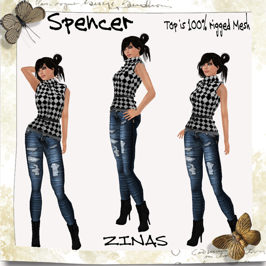{ZINAS} Spencer ~White~