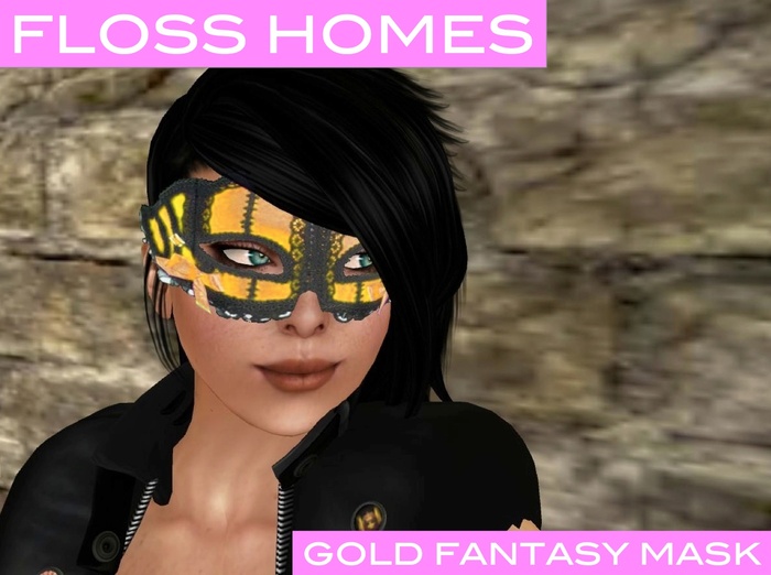 ::Floss Homes:: Gold Fantasy Mask