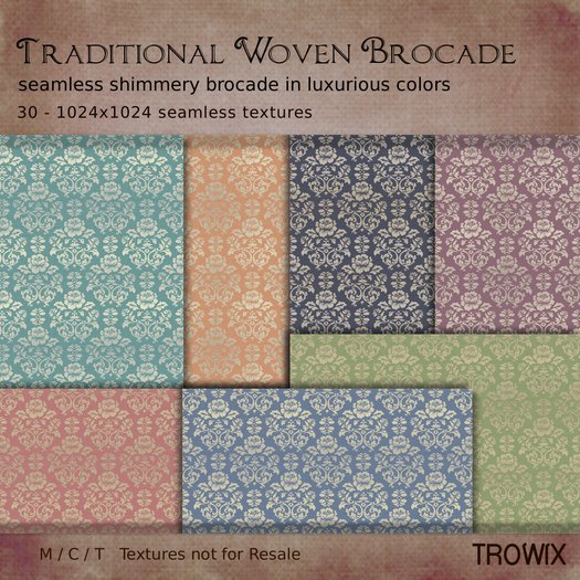 Trowix - Traditional Woven Brocade Textures