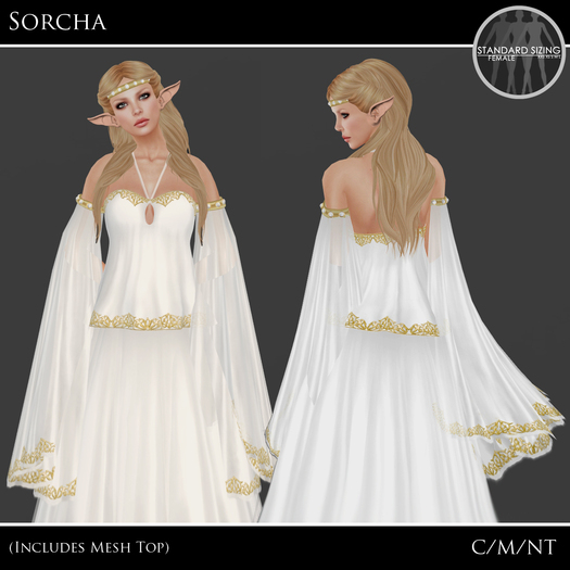 Sorcha Gown - White