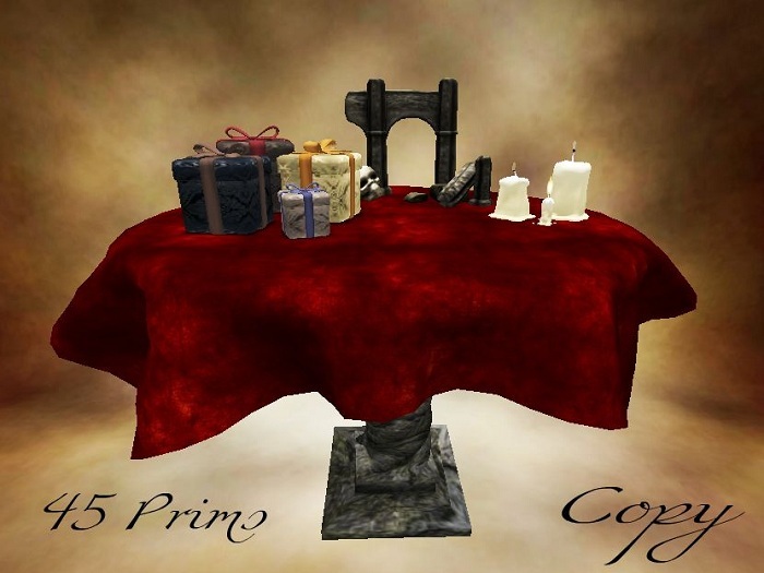 Ruins Donation Table