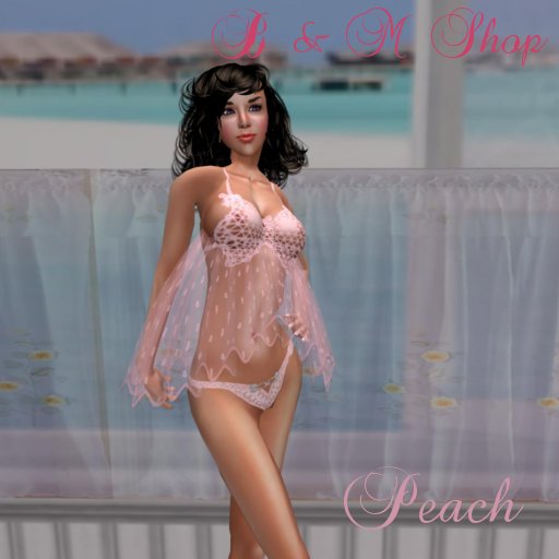Bas Peach Lovery Babydoll