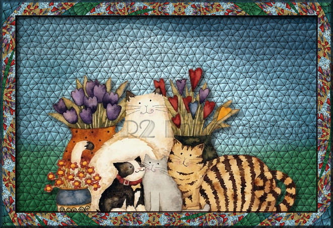 Cats Tiled Background