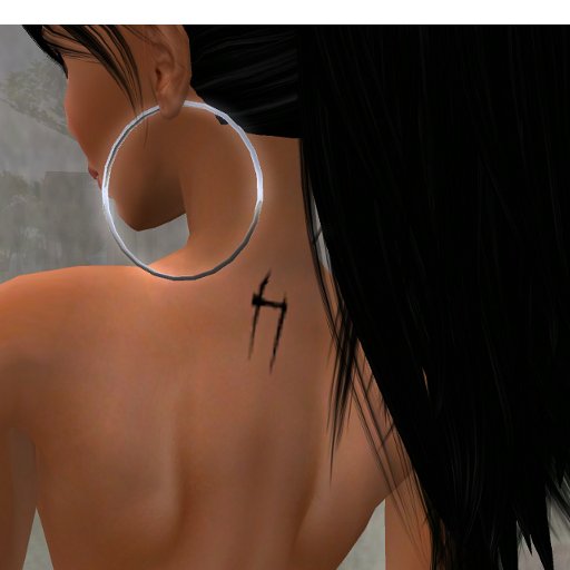 Symbol Tattoo - upper back/neck