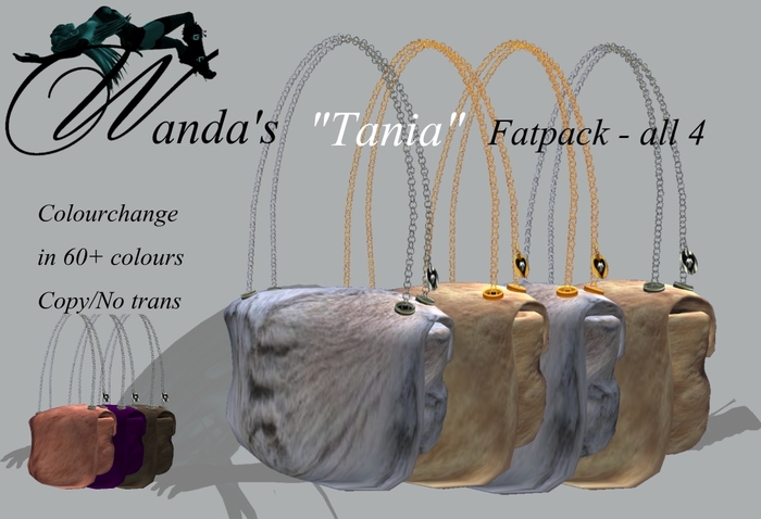 Wanda's Handbag 'Tania' *colorchange chain strap bag - Fat Pack