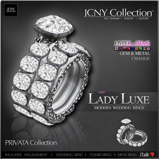Second Life Marketplace - JCNY - Lady Luxe' Collection, Hyper-Gems ...