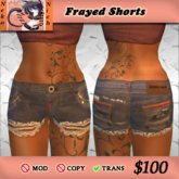 Frayed shorts