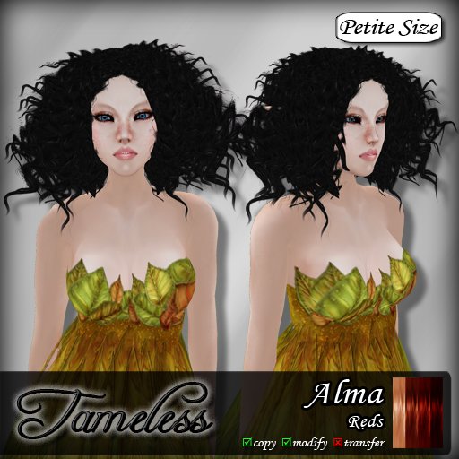 Tameless Hair Alma (petite) - Reds
