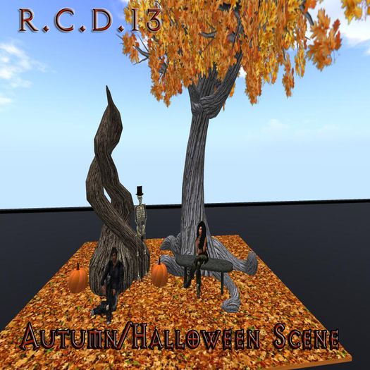 R.C.D.13 Autumn Halloween Scene