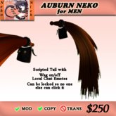 Pouch Tail Auburn w/tooth for Guyz Boxed