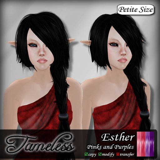 Tameless Hair Esther (petite) - Pinks and Purples