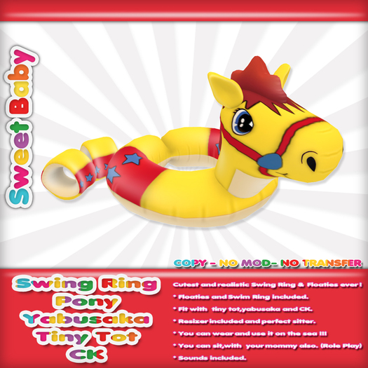 Sweet Baby - Swim Ring & Floaties - Pony