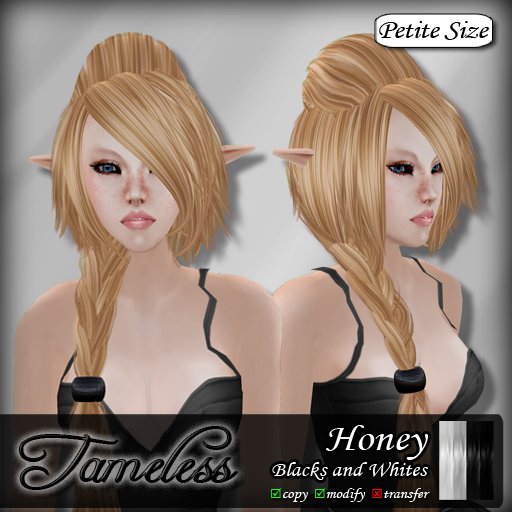 Tameless Hair Honey (petite) - Blacks and Whites